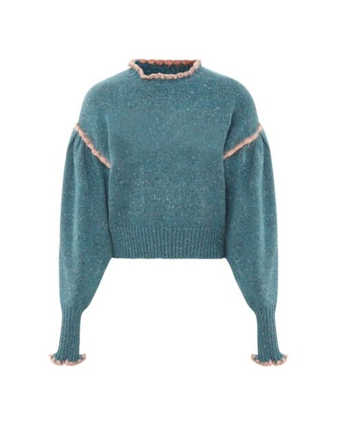 Dayanna Extrafine marineblauer Mohairpullover