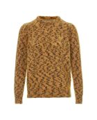 Matt Leopard Kid beiger Rundhalspullover