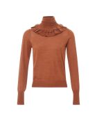 Rollkragenpullover aus Jeansblau