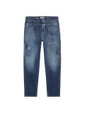 Jeans X-Lent in cotone blu medio
