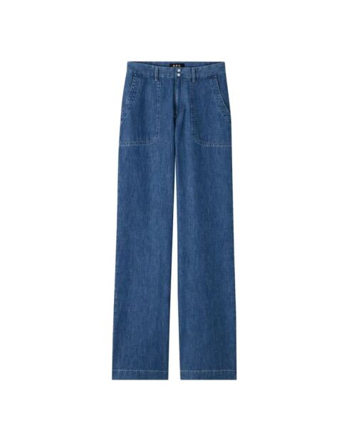 Indigoblaue Seaside-Baumwolljeans