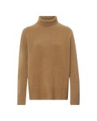 Kamelfarbener Rollkragenpullover Simeo