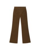 Jeans Flare Dompay in cotone verde kaki