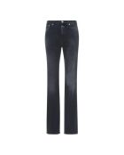 Anthrazitgraue Jeans aus roher Baumwolle