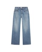 Jeans Nikka in cotone blu medio