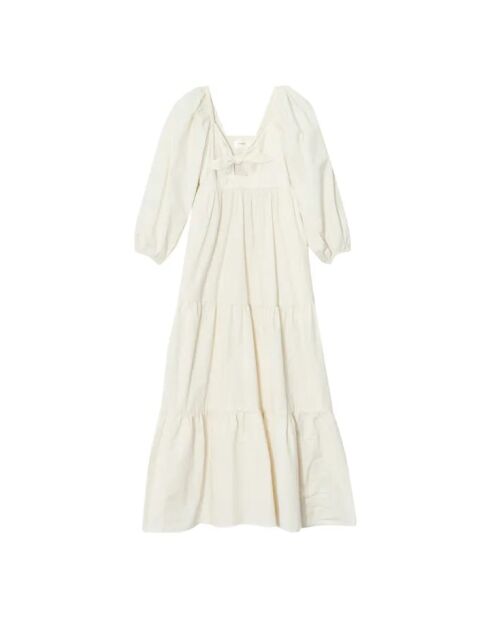 Robe Imogen blanc cassé
