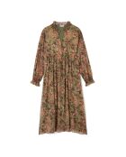 Robe en soie Chella sauge