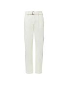 Cremefarbene Papiertütenjeans Freja aus Bio-Baumwolle