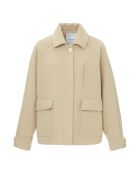 Cappotto da marinaio in lana ecru