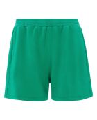 Shayne grüne Fleeceshorts