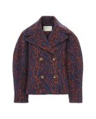 Blauer Wollmantel Dorothea