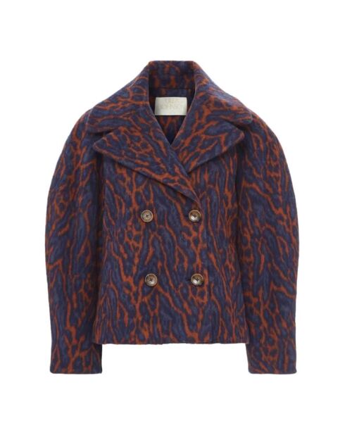Blauer Wollmantel Dorothea