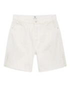 Gavin elfenbeinfarbene Shorts aus Bio-Baumwolle