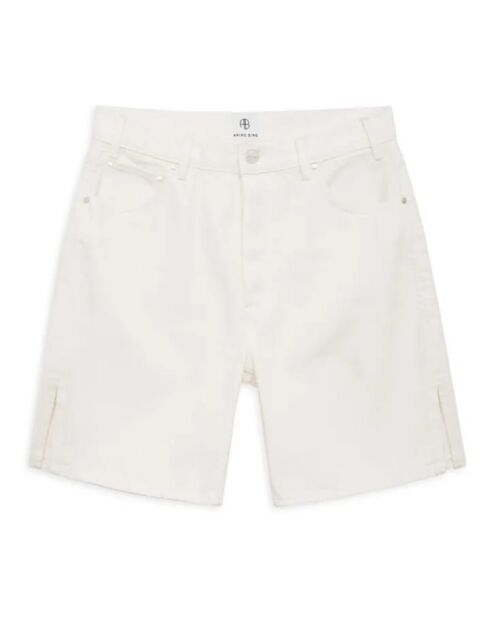 Gavin elfenbeinfarbene Shorts aus Bio-Baumwolle