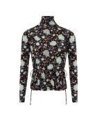 Top nero blu Nina