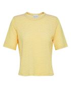 Gelbes gestreiftes T-Shirt