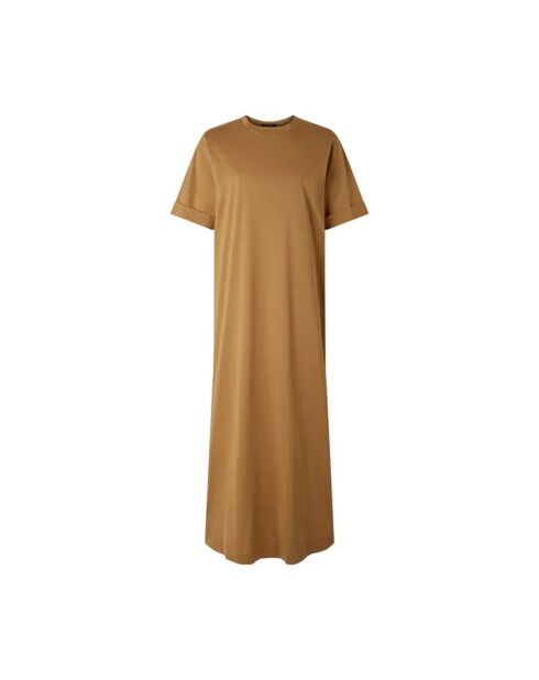 Beiges Baumwollkleid Aude