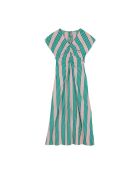 x Smallable Hellrosa gestreiftes Kleid