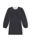 Robe en coton Dos Nu noire
