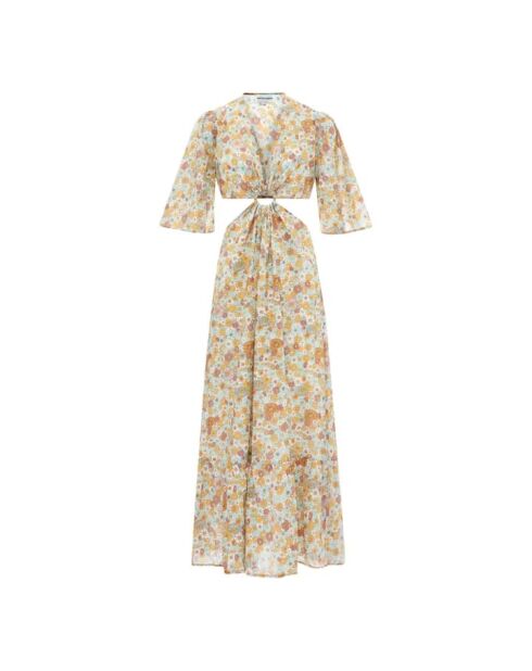 Robe Cut Marty jaune tournesol