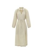 Kleid Arabella aus Baumwollpopeline in Grau