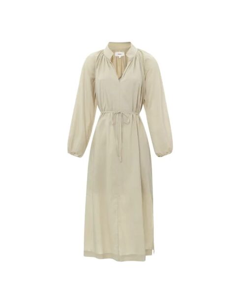 Kleid Arabella aus Baumwollpopeline in Grau