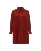 Robe en coton Ilona brique
