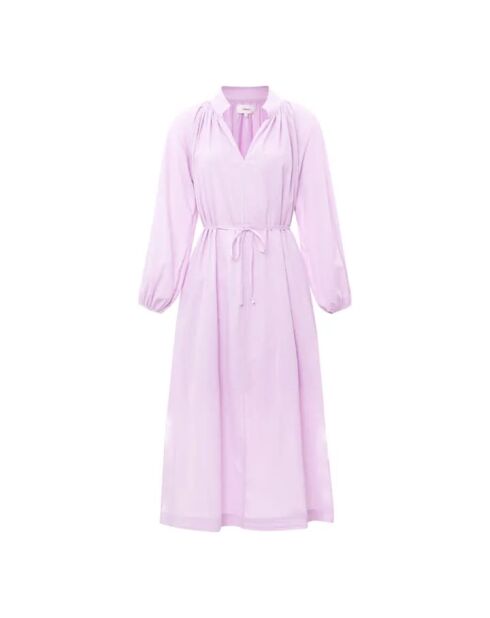 Lilafarbenes Arabella-Baumwollpopeline-Kleid