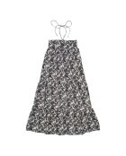 Josia schwarzes Blumenkleid