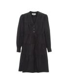 Schwarzes Tallulah-Kleid