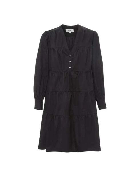 Schwarzes Tallulah-Kleid
