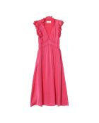 Rosafarbenes Posey Seidenkleid