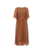 Robe en coton Ibiscus caramel