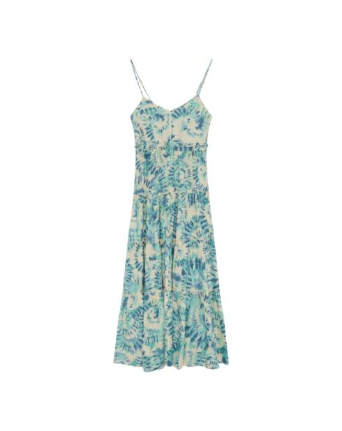 Sofia Kleid marineblau - ecru