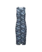 Brunnera blauwe jurk met ruches