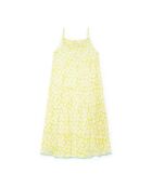 Gelbes Baumwollkleid Calyps
