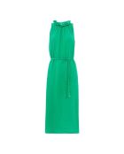 Robe en gaze de coton Etta vert jade