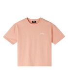 T-shirt New Ava in cotone a manica corta rosa pesca