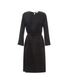 Robe Hug Léopard noire