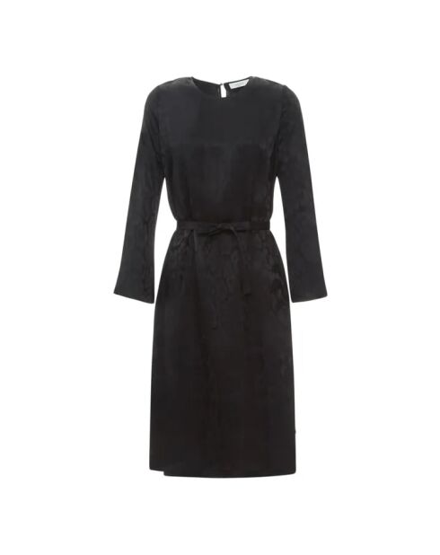 Robe Hug Léopard noire