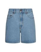 Jane Jeansshorts aus gebleichtem Biobaumwolle mit hoher Taille