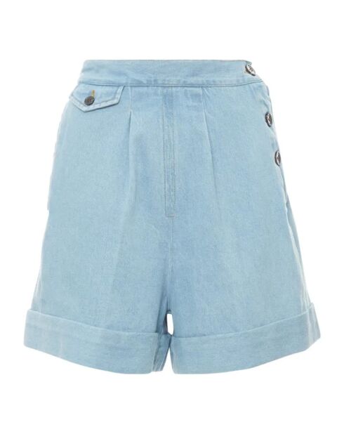 Hellblaue Baumwollshorts Paul
