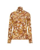 Harri ockerfarbenes Langarmshirt