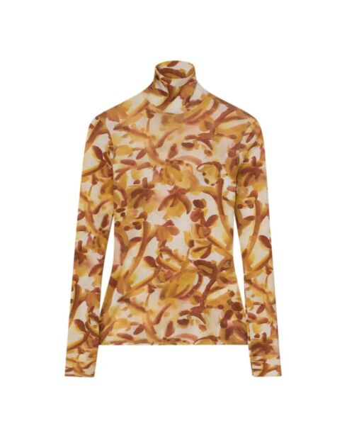 Harri ockerfarbenes Langarmshirt