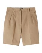 Beigefarbene Baumwollshorts Nola