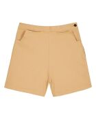 Beigefarbene Shorts