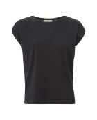 T-shirt a manica corta Sixto Jacquard blu notte