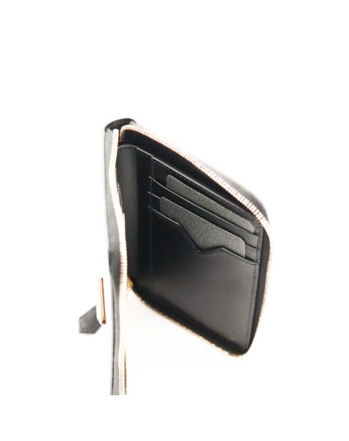 Diamonds portemonnee met ritssluiting zwart - Nieuw - 9 x12,5 x 2cm