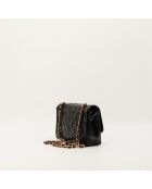 Sac en cuir Diana Vernis noir - 24.5 x 15 x 7 cm