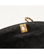 Sac en cuir Diana Vernis noir - 24.5 x 15 x 7 cm